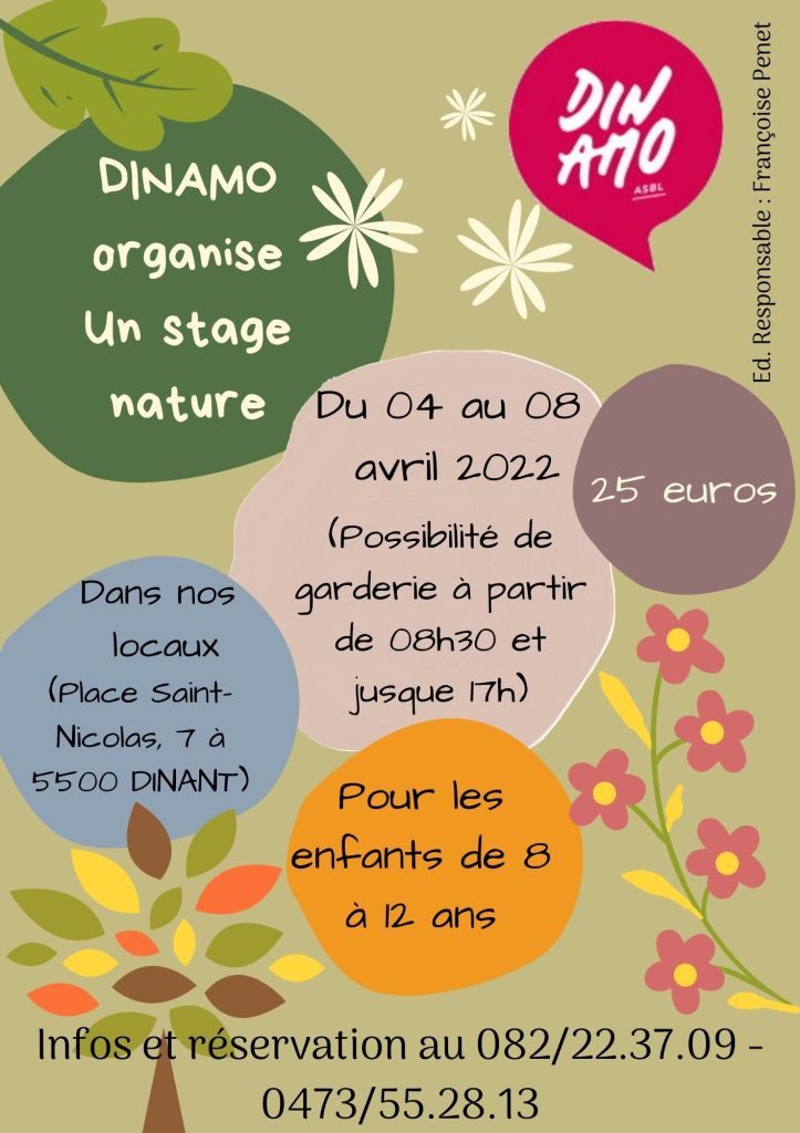 Stage nature à Dinant