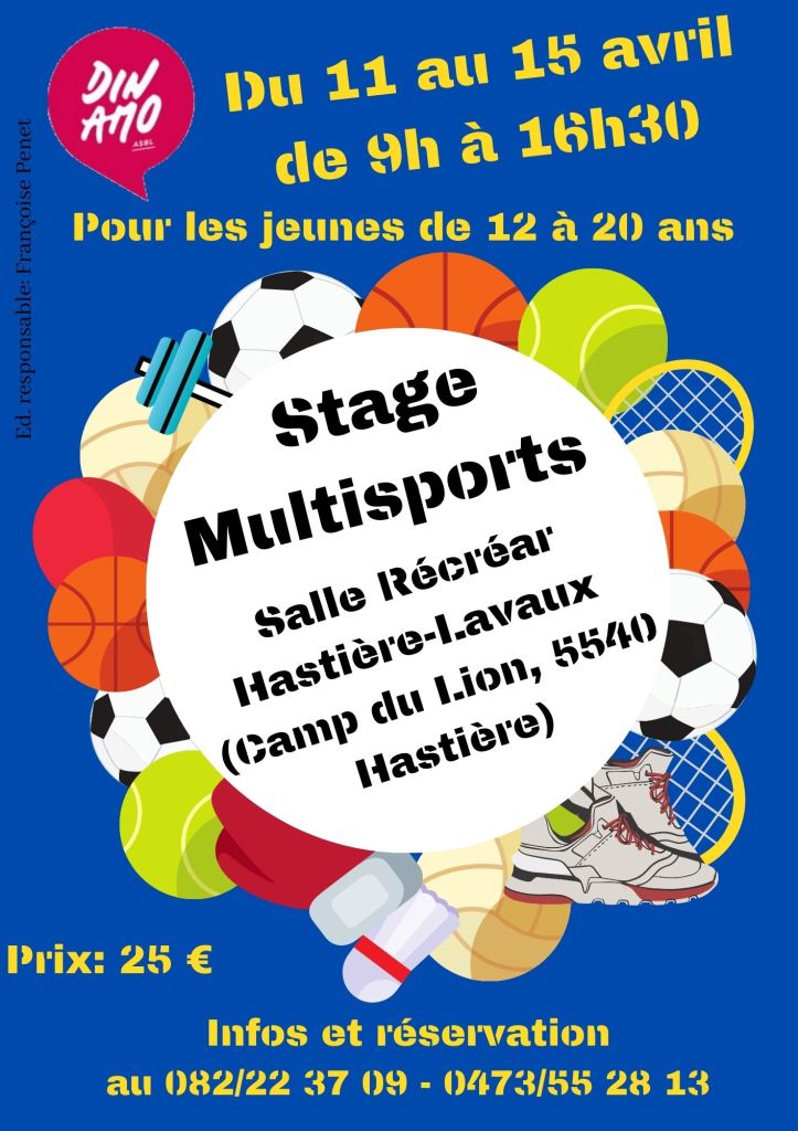 Stage multisports à Hastière