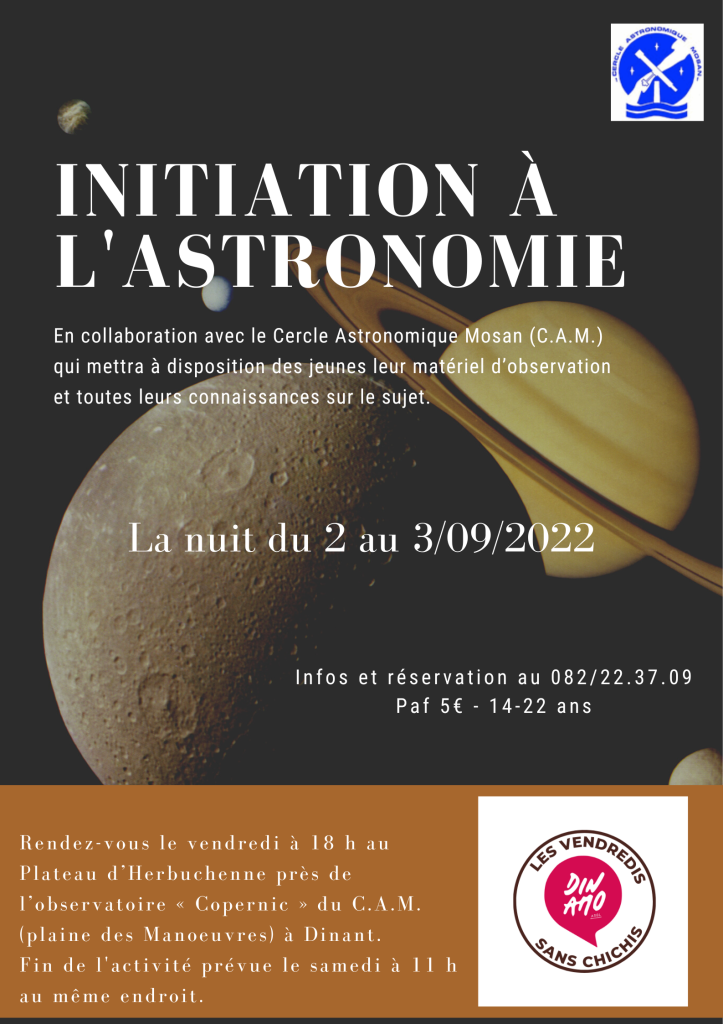 Affiche initiation astronomie 02 09 2022