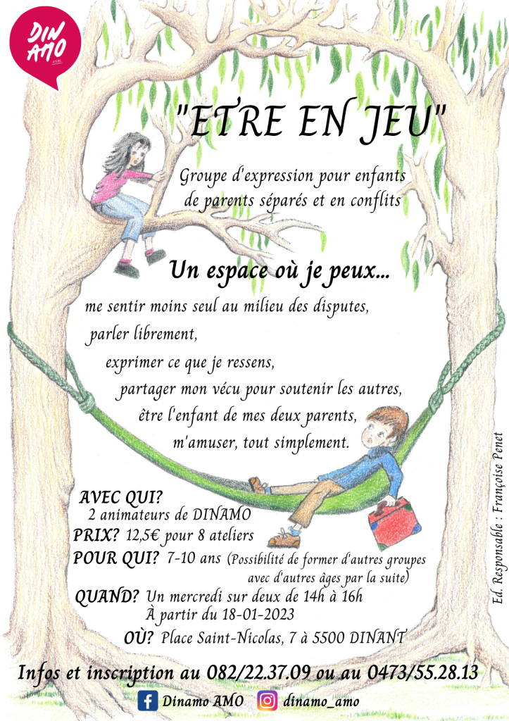 Affiche du nouveau module de l'atelier "être en jeu".