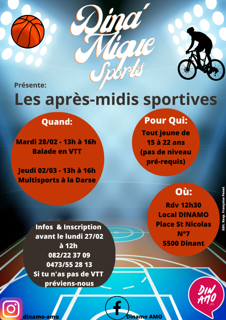 Affiche "Dina'Mique Sports"