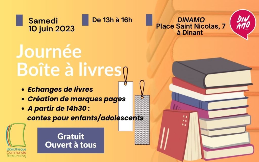 Affiche Journée boites à livres 10 06 2023